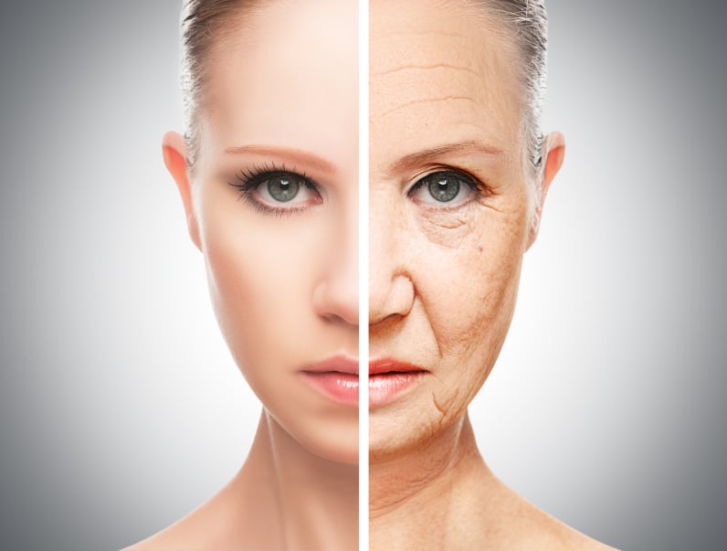 envelhecimento precoce da pele